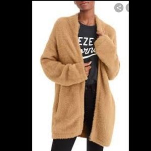 J. Crew Point Sur Fuzzy Cardigan Jacket